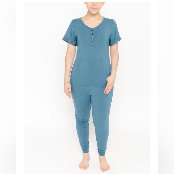 Smash + Tess Pants - Smash + Tess Any-day Romper Blue Large
